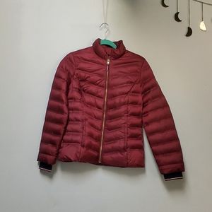 Burgundy nano puff Tommy Hilfiger womens jacket XS ❤ like new!